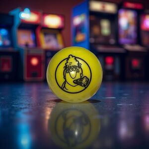 Vintage Little Caesars Bouncy Ball Pictures for Free Pizza Redemption B1